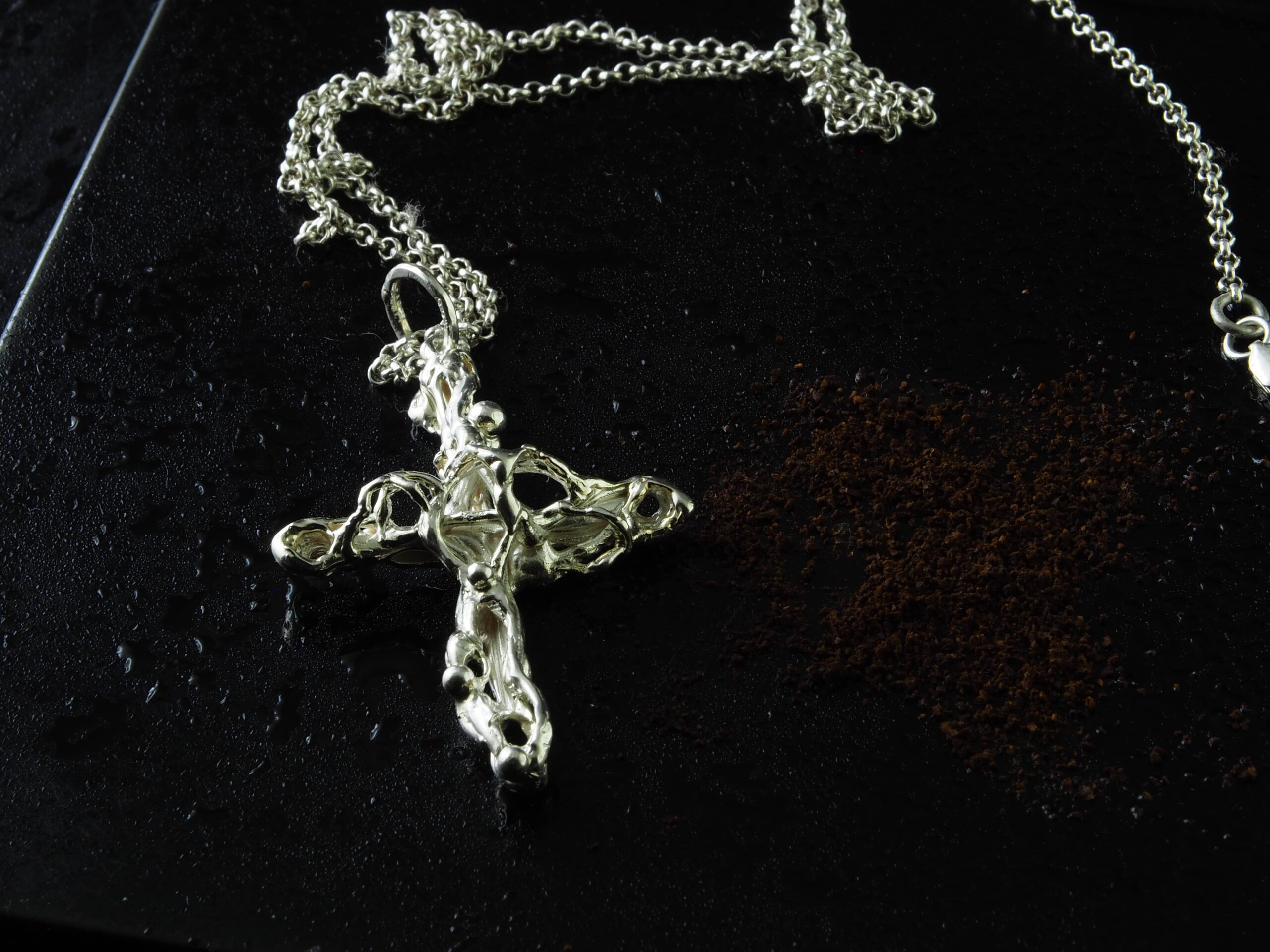 Cruciulita din Argint wax casting 1